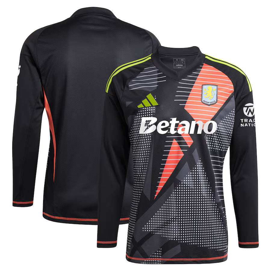 aston villa adidas goalkeeper shirt 2024-25 – long sleeve – 201964001 with custom printing Collection | Aston Villa Shop Official Jerseys
