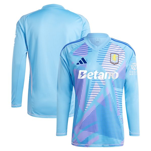 aston villa adidas goalkeeper shirt 2024-25 – long sleeve – 201964005 with custom printing Collection | Aston Villa Shop Official Jerseys