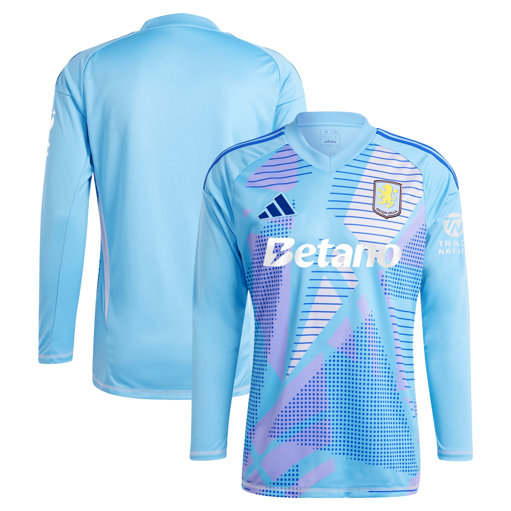 aston villa adidas goalkeeper shirt 2024-25 – long sleeve – 201964005 with custom printing Collection | Aston Villa Shop Official Jerseys