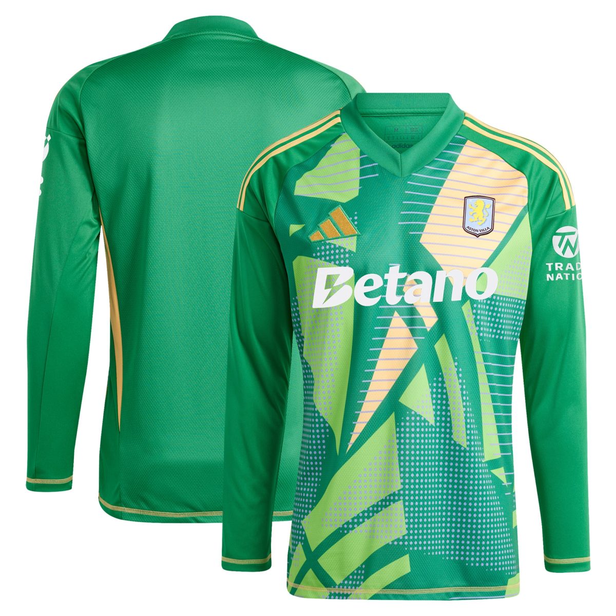 aston villa adidas goalkeeper shirt 2024-25 – long sleeve – 201964009 with custom printing Collection | Aston Villa Shop Official Jerseys
