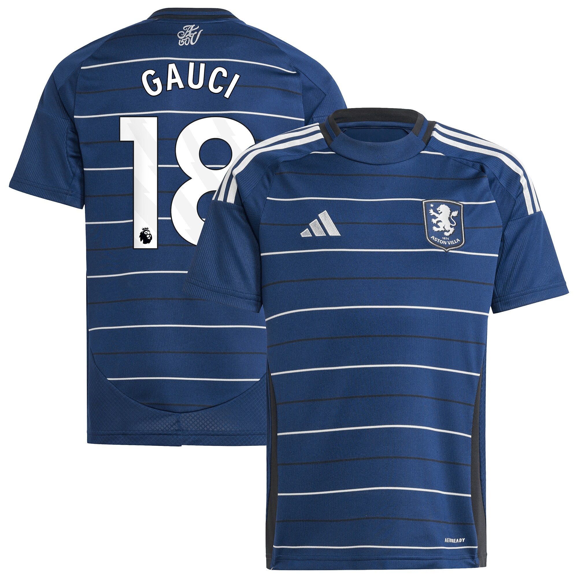 aston villa adidas goalkeeper shirt 2024-25 – long sleeve – kids with gauci 18 printing – 202030990 Collection | Aston Villa Shop Official Jerseys