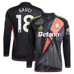 aston villa adidas goalkeeper shirt 2024-25 – long sleeve with gauci 18 printing – 202028940 Collection | Aston Villa Shop Official Jerseys