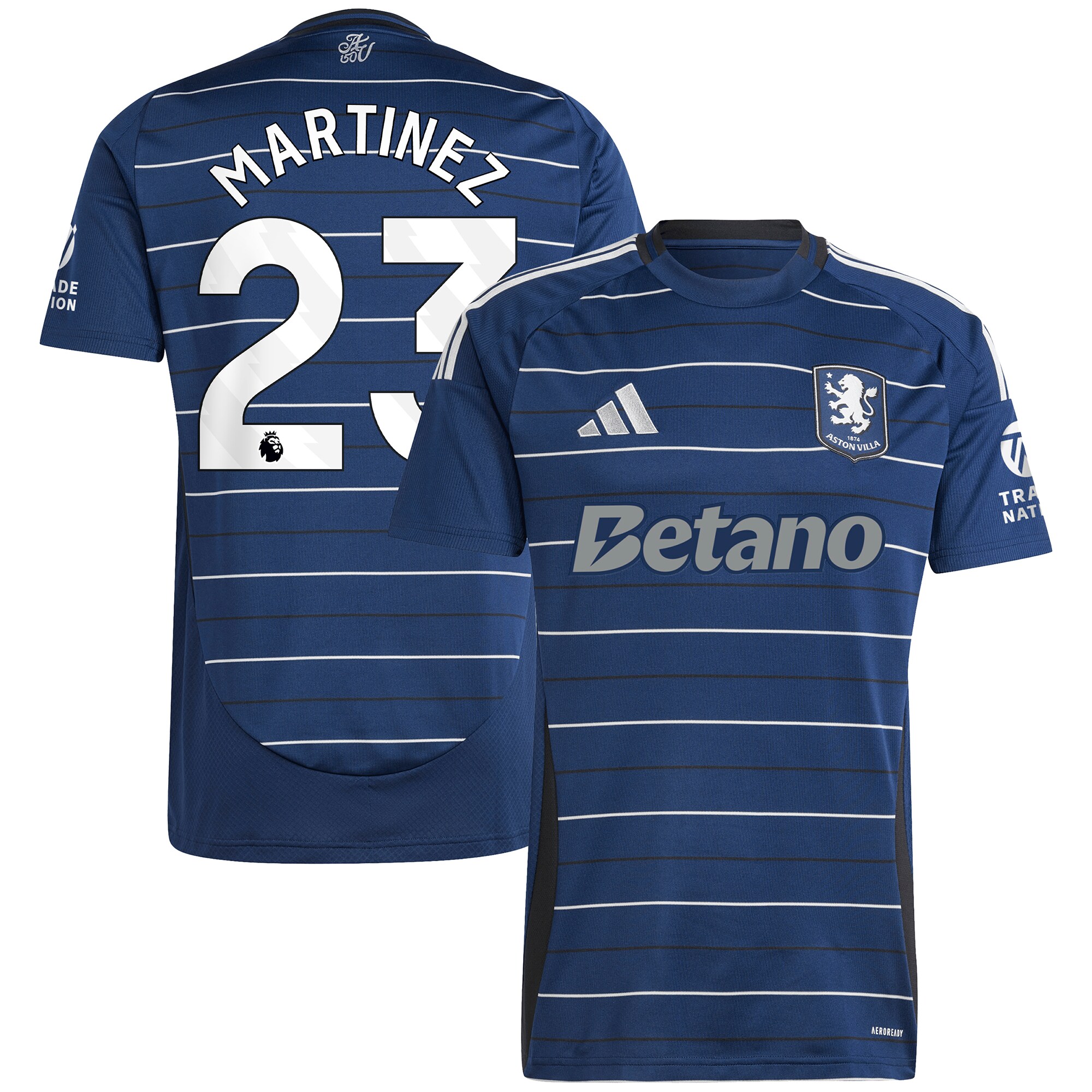 aston villa adidas goalkeeper shirt 2024-25 – long sleeve with martinez 23 printing – 202030973 Collection | Aston Villa Shop Official Jerseys