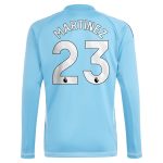 aston villa adidas goalkeeper shirt 2024-25 – long sleeve with martinez 23 printing – 202030980 Collection | Aston Villa Shop Official Jerseys