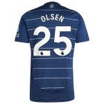 aston villa adidas goalkeeper shirt 2024-25 – long sleeve with olsen 25 printing – 202030975 Collection | Aston Villa Shop Official Jerseys