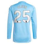 aston villa adidas goalkeeper shirt 2024-25 – long sleeve with olsen 25 printing – 202030976 Collection | Aston Villa Shop Official Jerseys