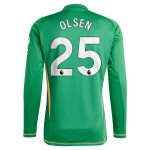 aston villa adidas goalkeeper shirt 2024-25 – long sleeve with olsen 25 printing Collection | Aston Villa Shop Official Jerseys