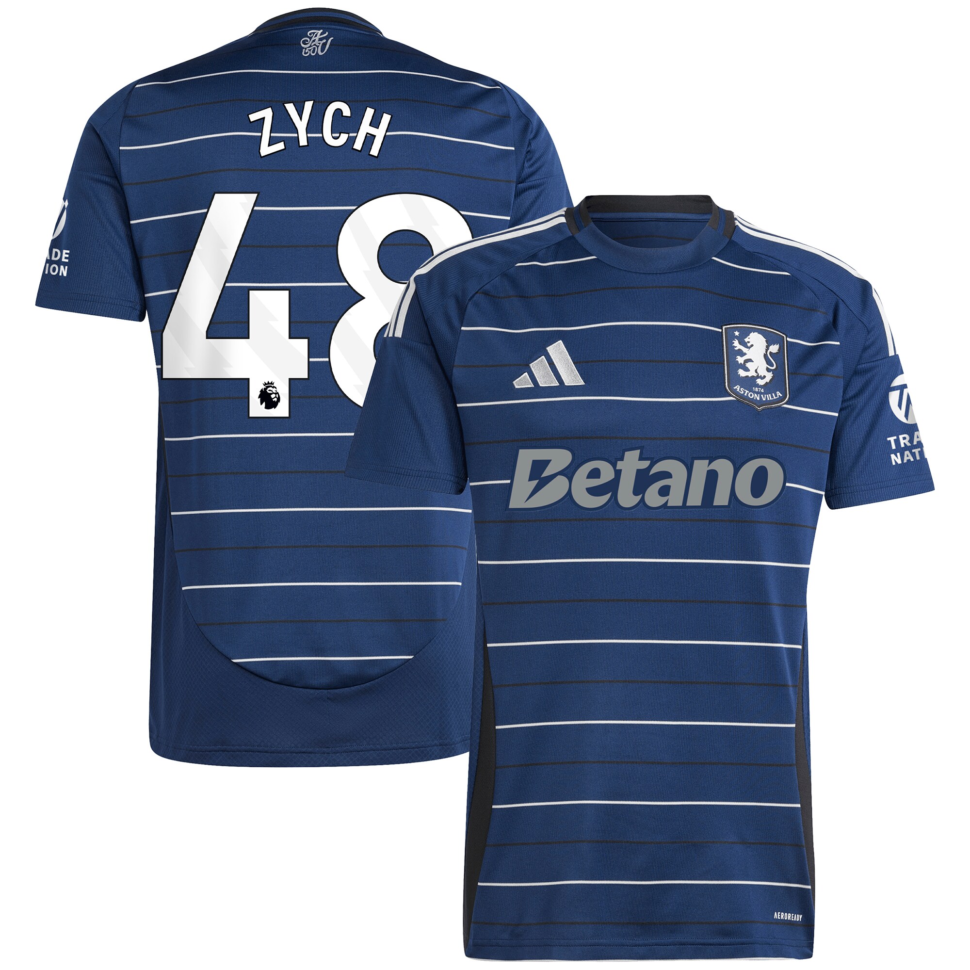 aston villa adidas goalkeeper shirt 2024-25 – long sleeve with zych 48 printing – 202153093 Collection | Aston Villa Shop Official Jerseys