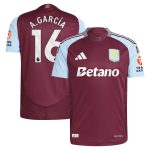 aston villa adidas home authentic shirt 2024-25 with a.garcía 16 printing Collection | Aston Villa Shop Official Jerseys
