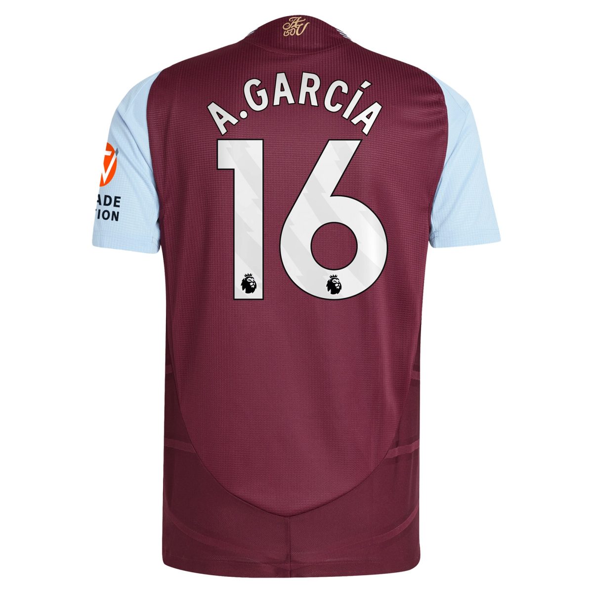 aston villa adidas home authentic shirt 2024-25 with a.garcía 16 printing Collection | Aston Villa Shop Official Jerseys