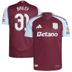 aston villa adidas home authentic shirt 2024-25 with bailey 31 cup printing Collection | Aston Villa Shop Official Jerseys