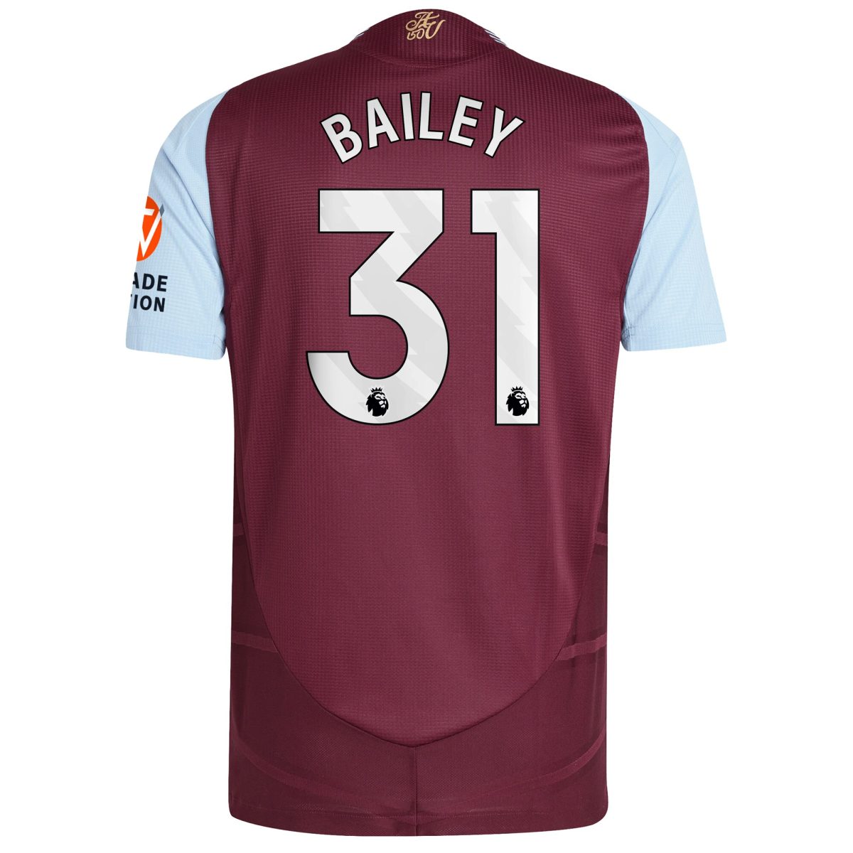aston villa adidas home authentic shirt 2024-25 with bailey 31 printing Collection | Aston Villa Shop Official Jerseys