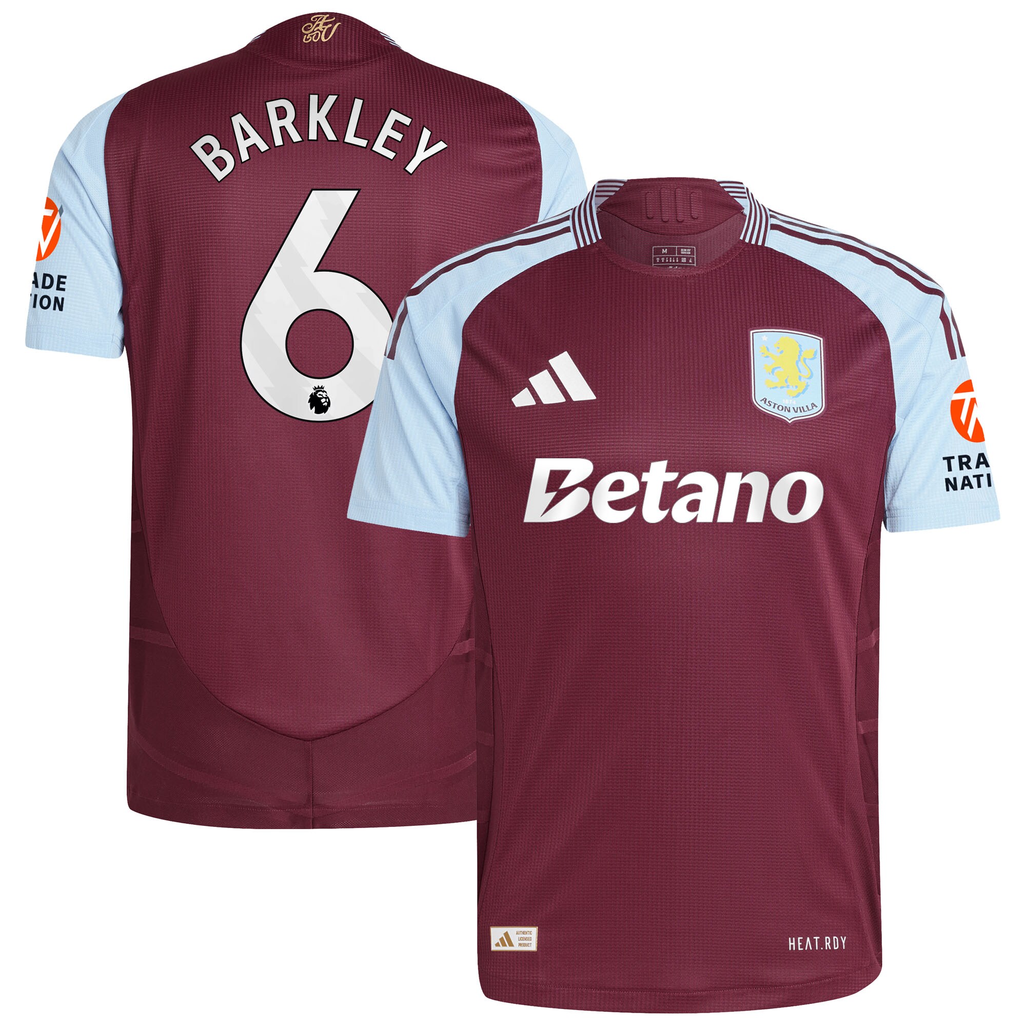 aston villa adidas home authentic shirt 2024-25 with barkley 6 printing Collection | Aston Villa Shop Official Jerseys
