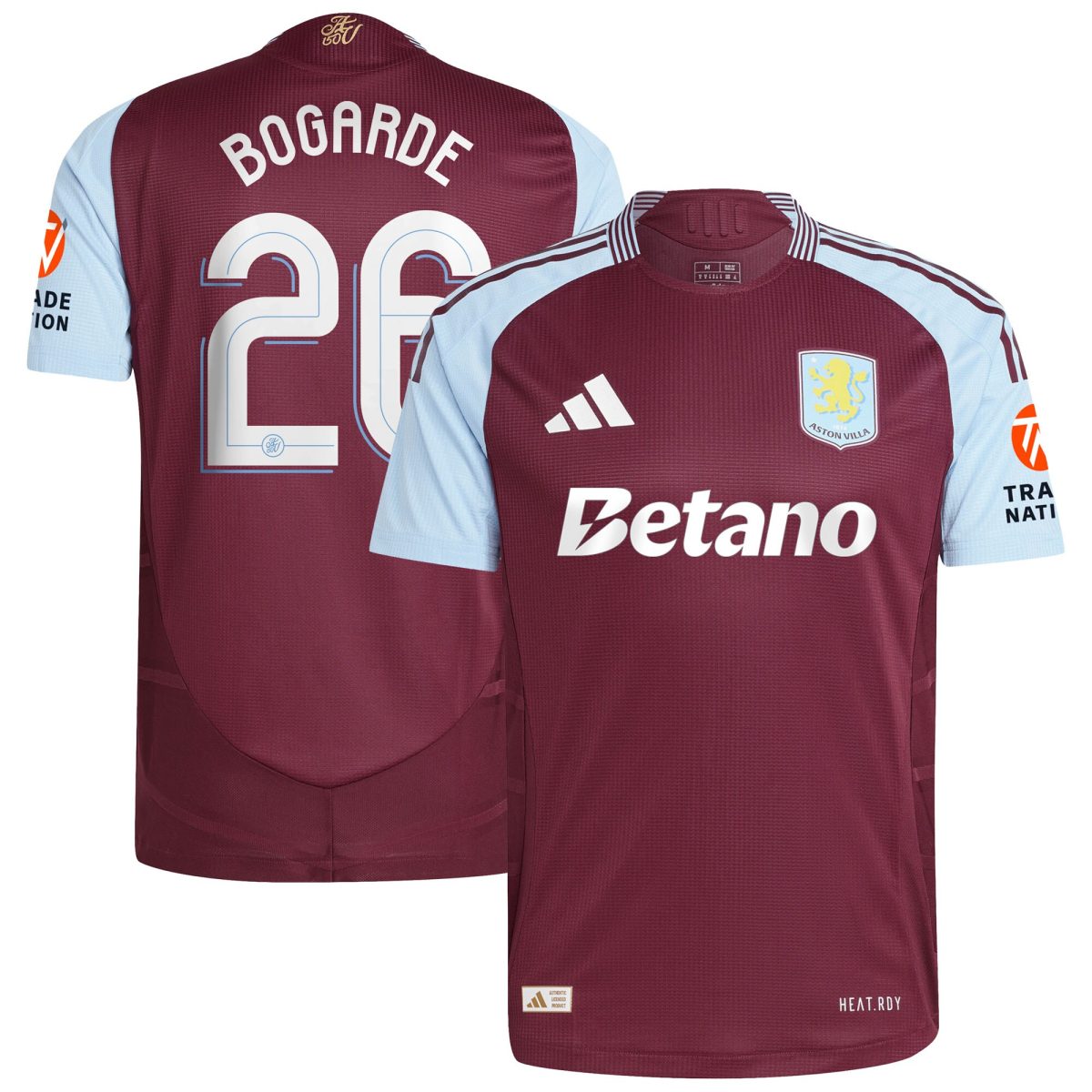 aston villa adidas home authentic shirt 2024-25 with bogarde 26 cup printing Collection | Aston Villa Shop Official Jerseys