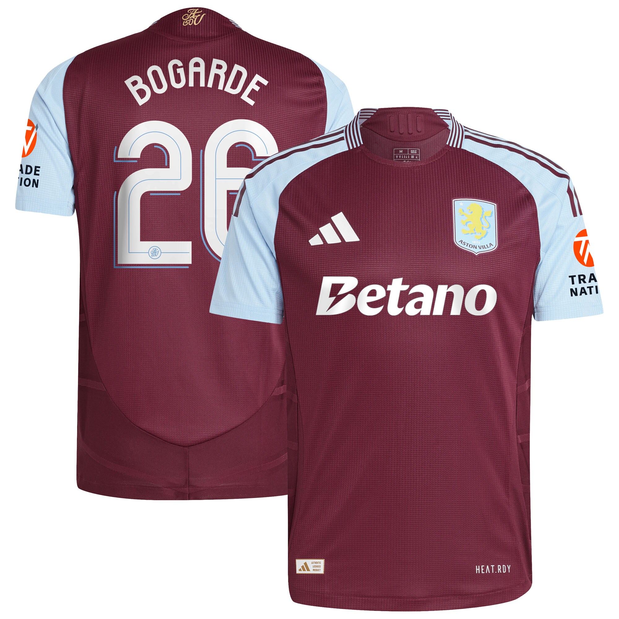 aston villa adidas home authentic shirt 2024-25 with bogarde 26 cup printing Collection | Aston Villa Shop Official Jerseys