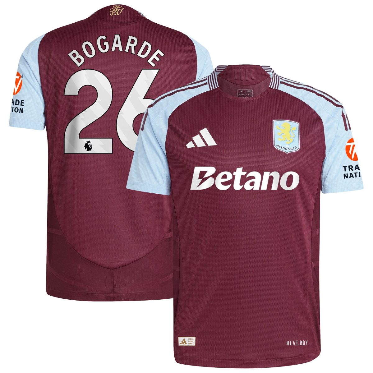 aston villa adidas home authentic shirt 2024-25 with bogarde 26 printing Collection | Aston Villa Shop Official Jerseys