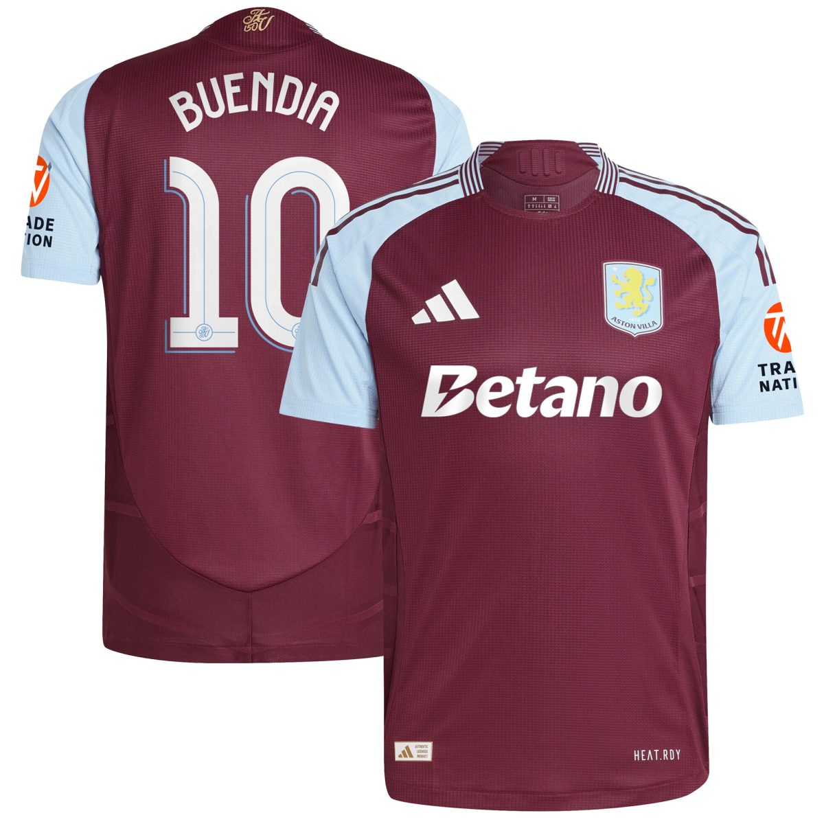 aston villa adidas home authentic shirt 2024-25 with buendia 10 cup printing Collection | Aston Villa Shop Official Jerseys