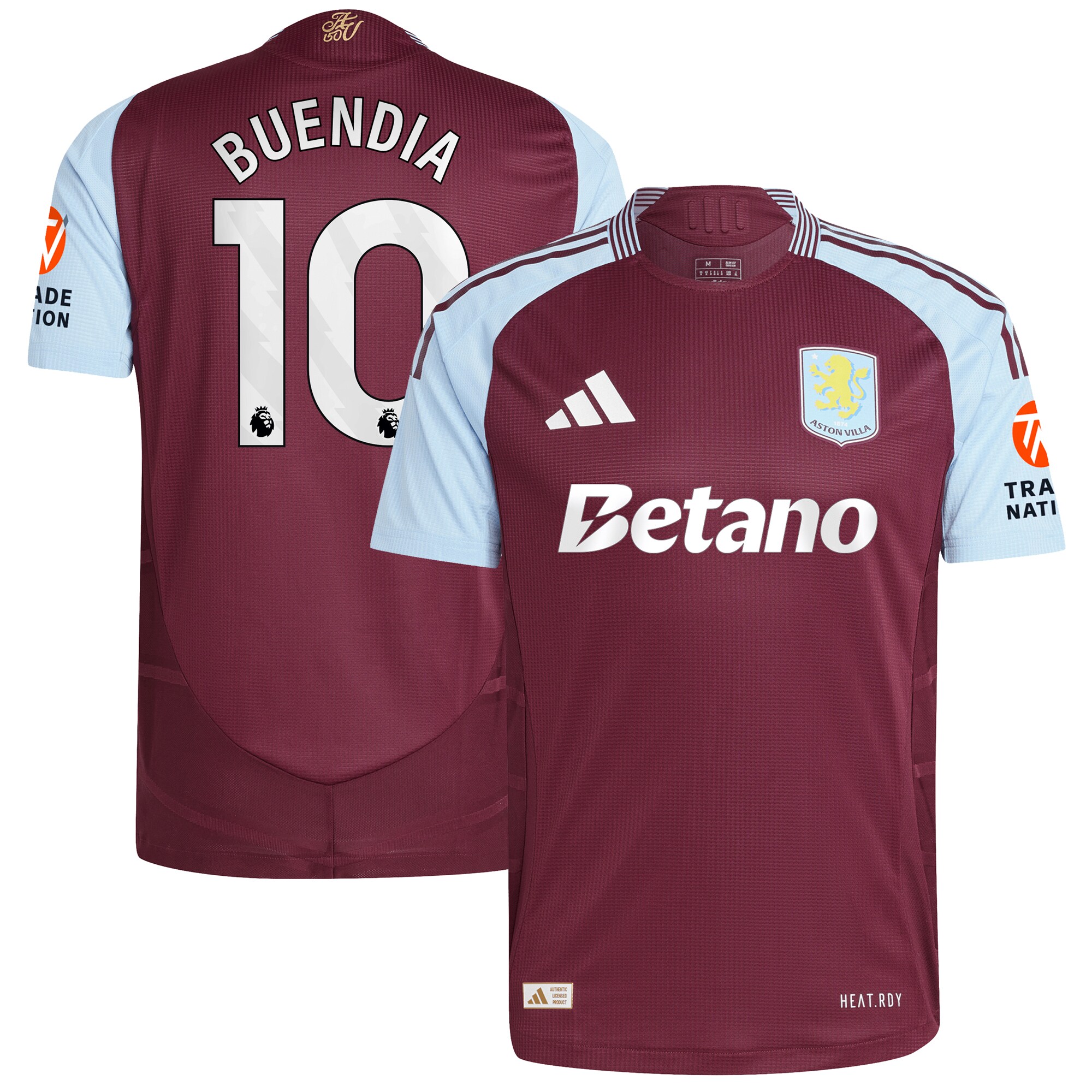 aston villa adidas home authentic shirt 2024-25 with buendia 10 printing Collection | Aston Villa Shop Official Jerseys