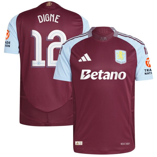 aston villa adidas home authentic shirt 2024-25 with digne 12 cup printing Collection | Aston Villa Shop Official Jerseys