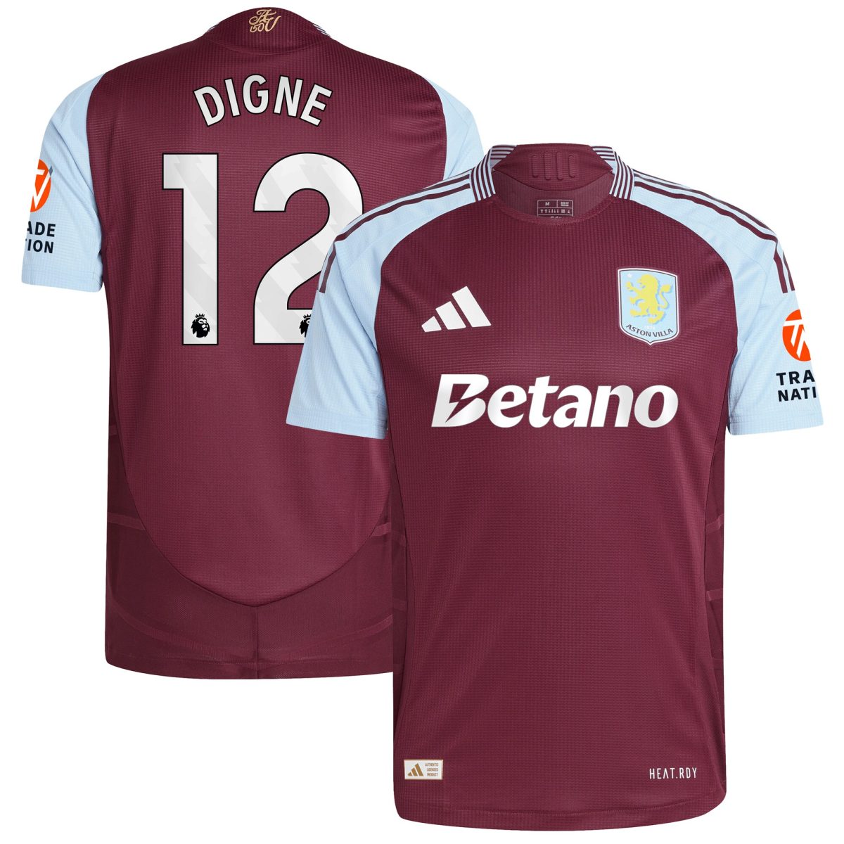 aston villa adidas home authentic shirt 2024-25 with digne 12 printing Collection | Aston Villa Shop Official Jerseys