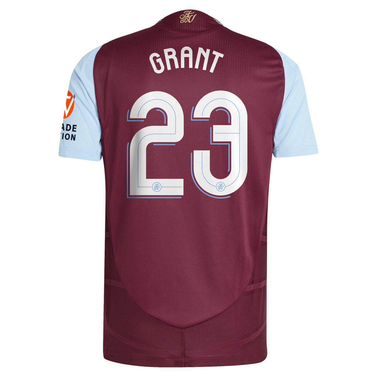 aston villa adidas home authentic shirt 2024-25 with grant 23 cup printing Collection | Aston Villa Shop Official Jerseys