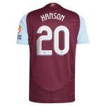 aston villa adidas home authentic shirt 2024-25 with hanson 20 cup printing Collection | Aston Villa Shop Official Jerseys