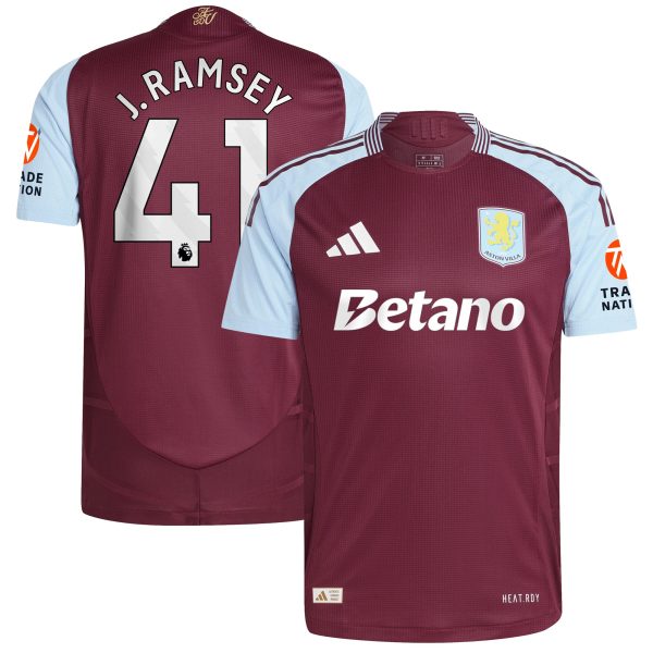 aston villa adidas home authentic shirt 2024-25 with j. ramsey 41 printing Collection | Aston Villa Shop Official Jerseys