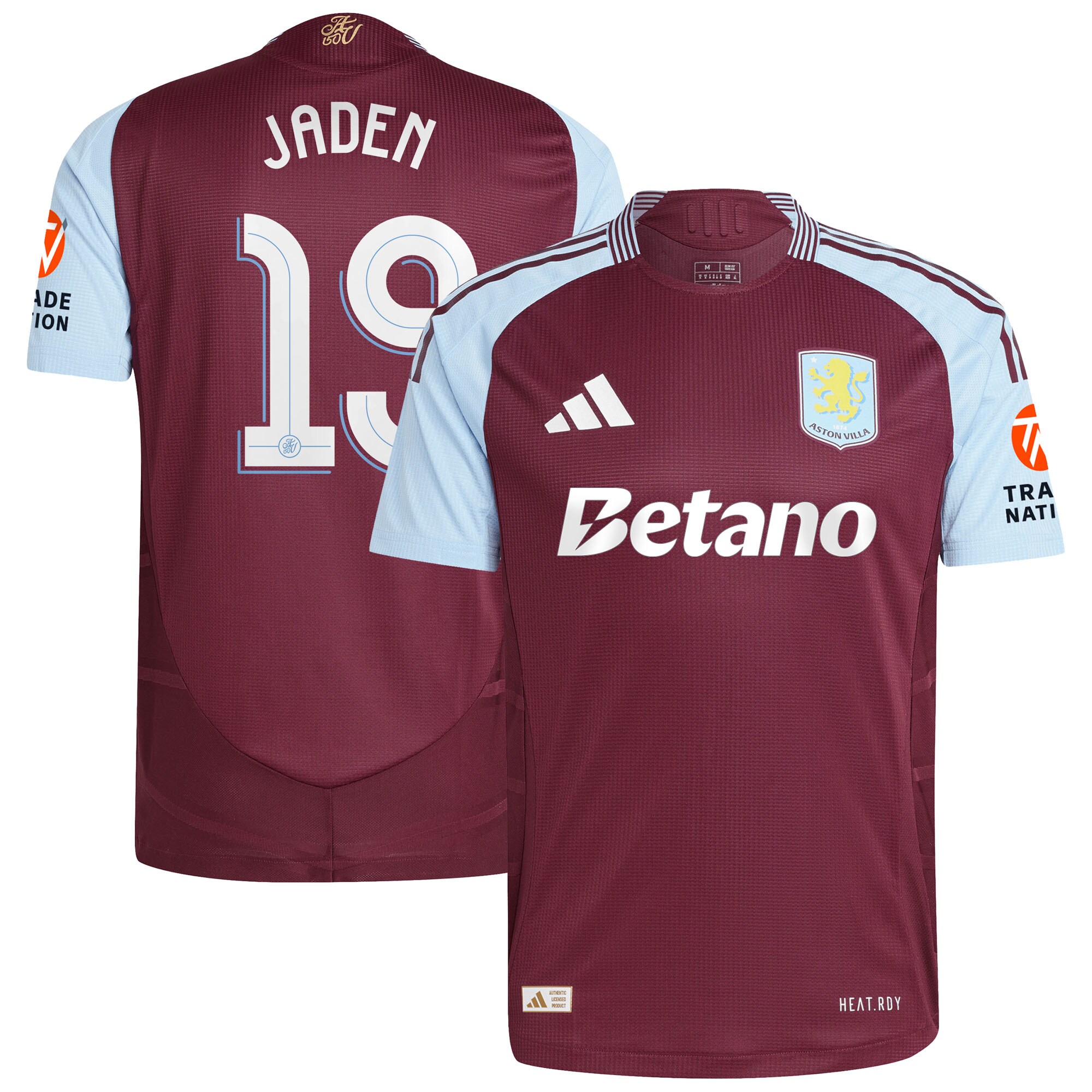 aston villa adidas home authentic shirt 2024-25 with jaden 19 cup printing Collection | Aston Villa Shop Official Jerseys