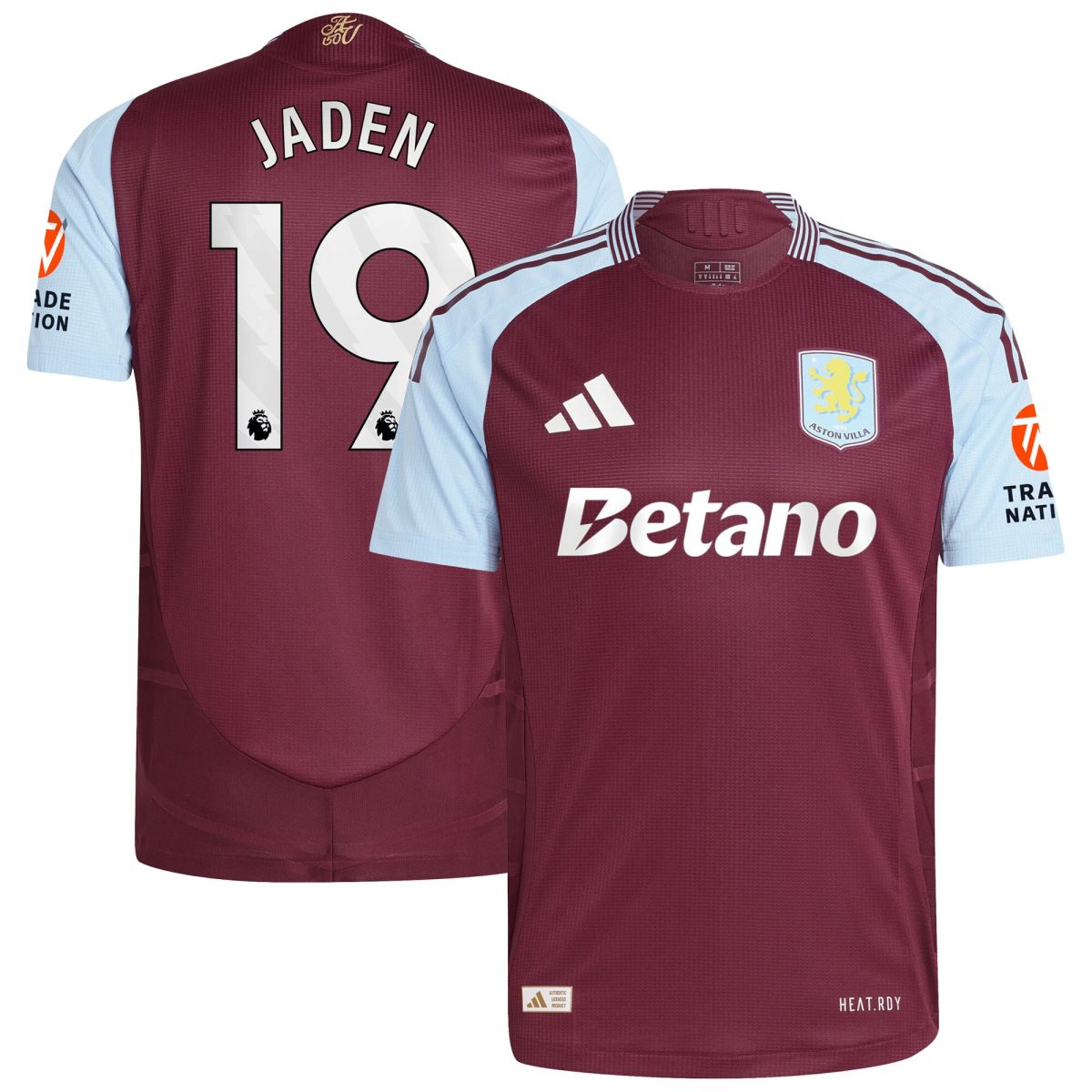 aston villa adidas home authentic shirt 2024-25 with jaden 19 printing Collection | Aston Villa Shop Official Jerseys