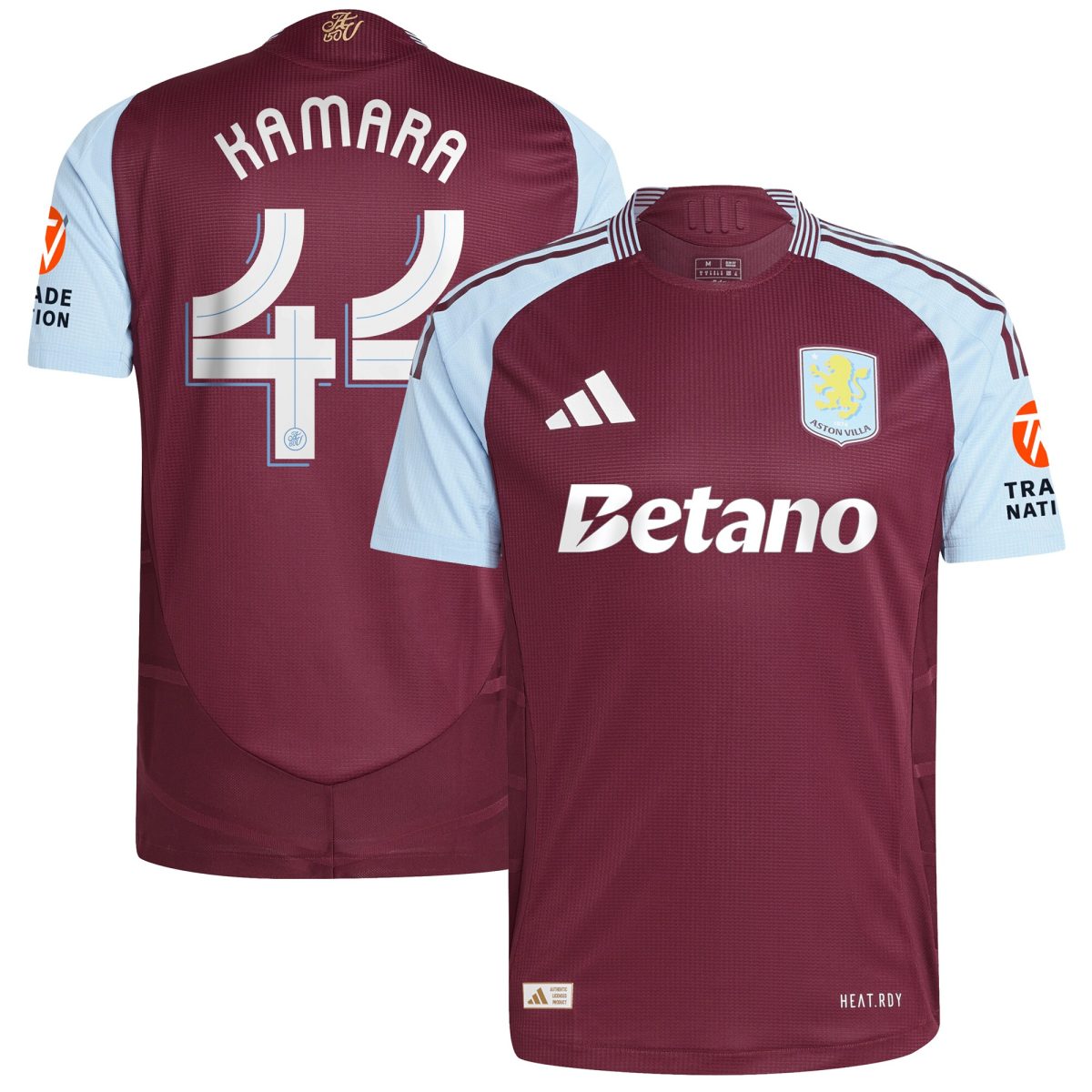 aston villa adidas home authentic shirt 2024-25 with kamara 44 cup printing Collection | Aston Villa Shop Official Jerseys