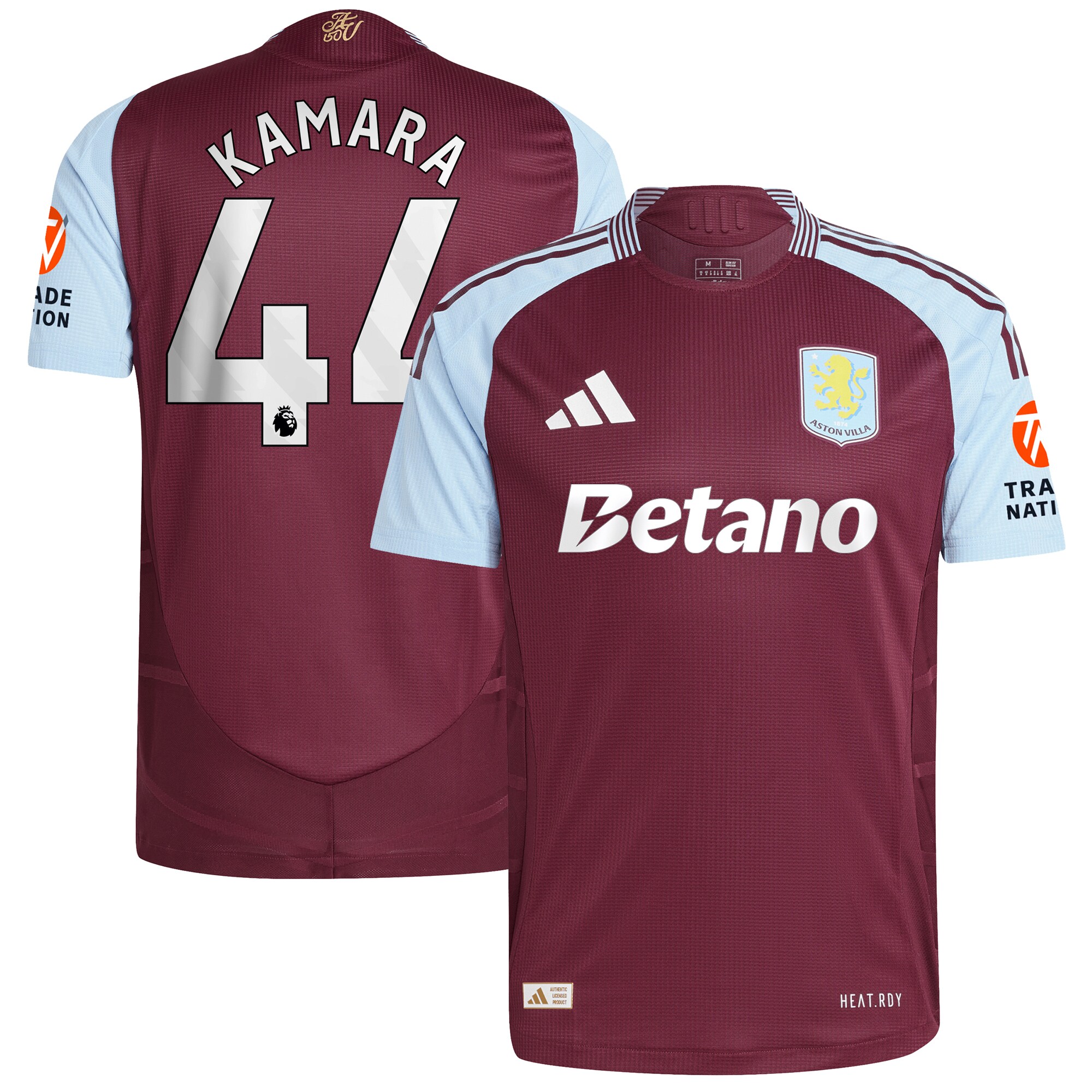 aston villa adidas home authentic shirt 2024-25 with kamara 44 printing Collection | Aston Villa Shop Official Jerseys