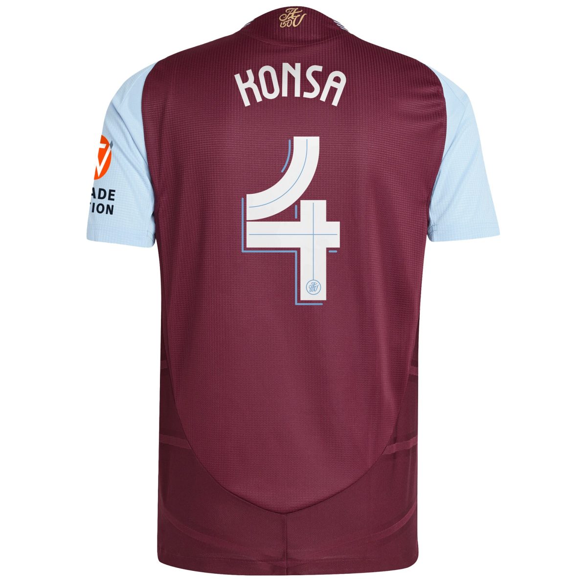 aston villa adidas home authentic shirt 2024-25 with konsa 4 cup printing Collection | Aston Villa Shop Official Jerseys