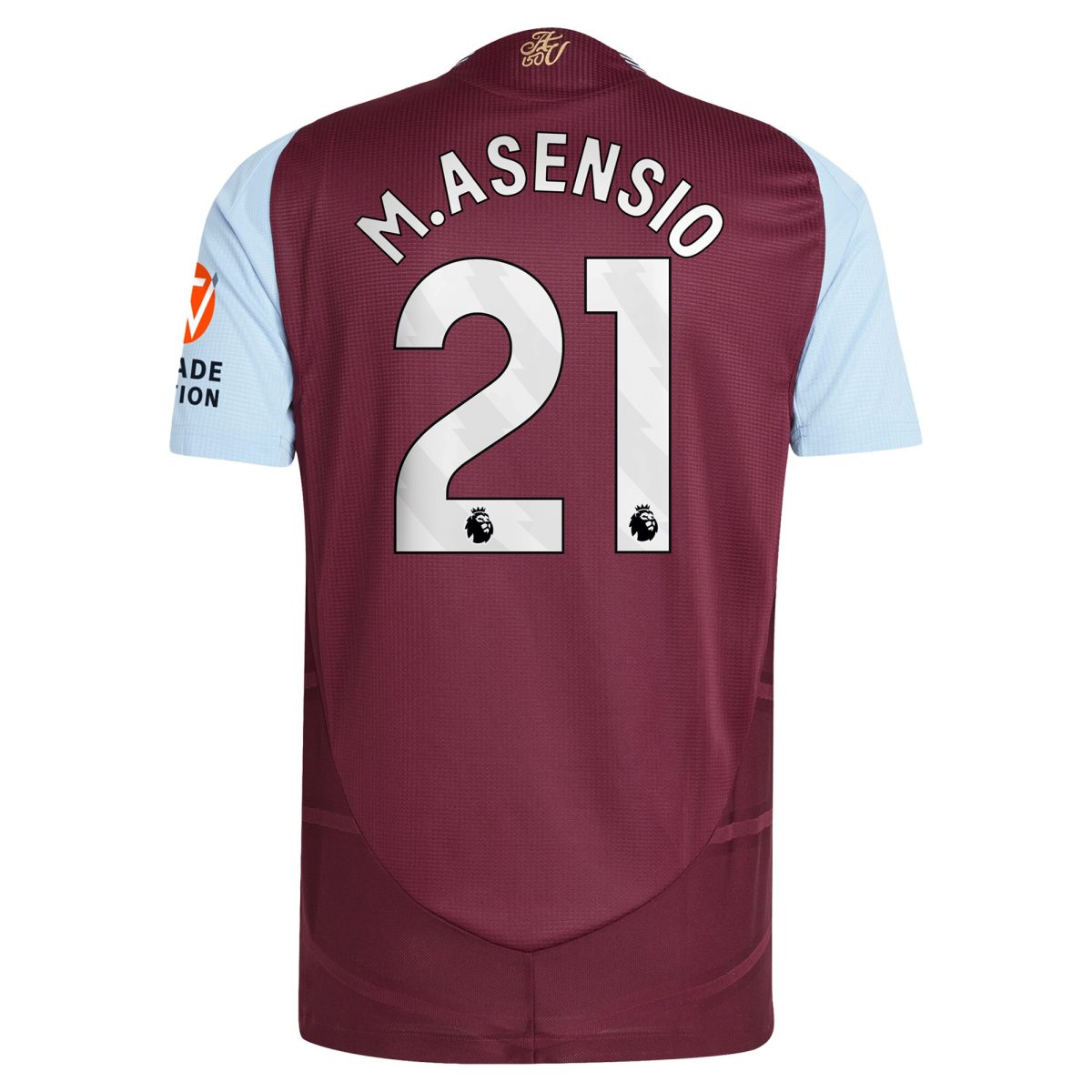 aston villa adidas home authentic shirt 2024-25 with m.asensio 21 printing Collection | Aston Villa Shop Official Jerseys
