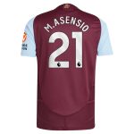 aston villa adidas home authentic shirt 2024-25 with m.asensio 21 printing Collection | Aston Villa Shop Official Jerseys