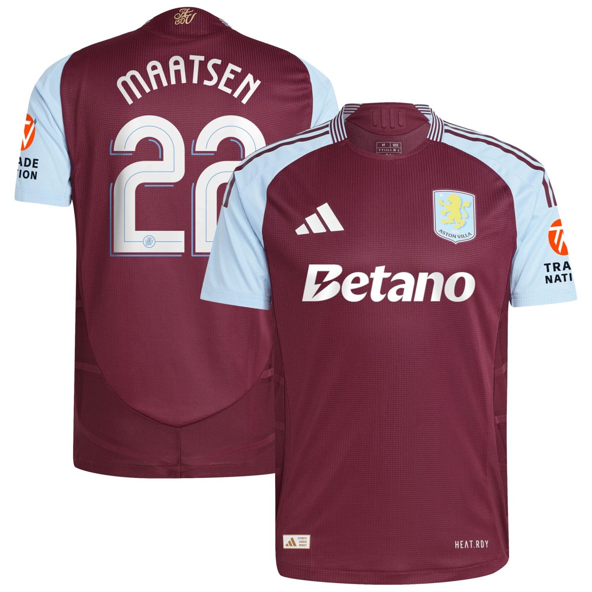 aston villa adidas home authentic shirt 2024-25 with maatsen 22 cup printing Collection | Aston Villa Shop Official Jerseys