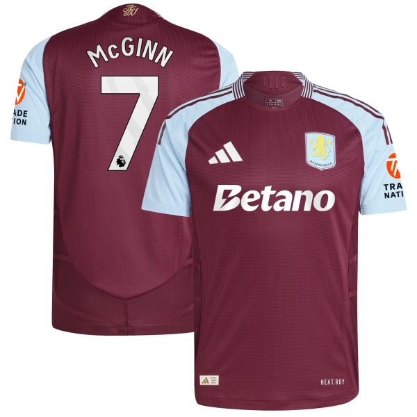 aston villa adidas home authentic shirt 2024-25 with mcginn 7 printing Collection | Aston Villa Shop Official Jerseys