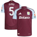 aston villa adidas home authentic shirt 2024-25 with mings 5 cup printing Collection | Aston Villa Shop Official Jerseys