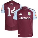 aston villa adidas home authentic shirt 2024-25 with pau 14 cup printing Collection | Aston Villa Shop Official Jerseys