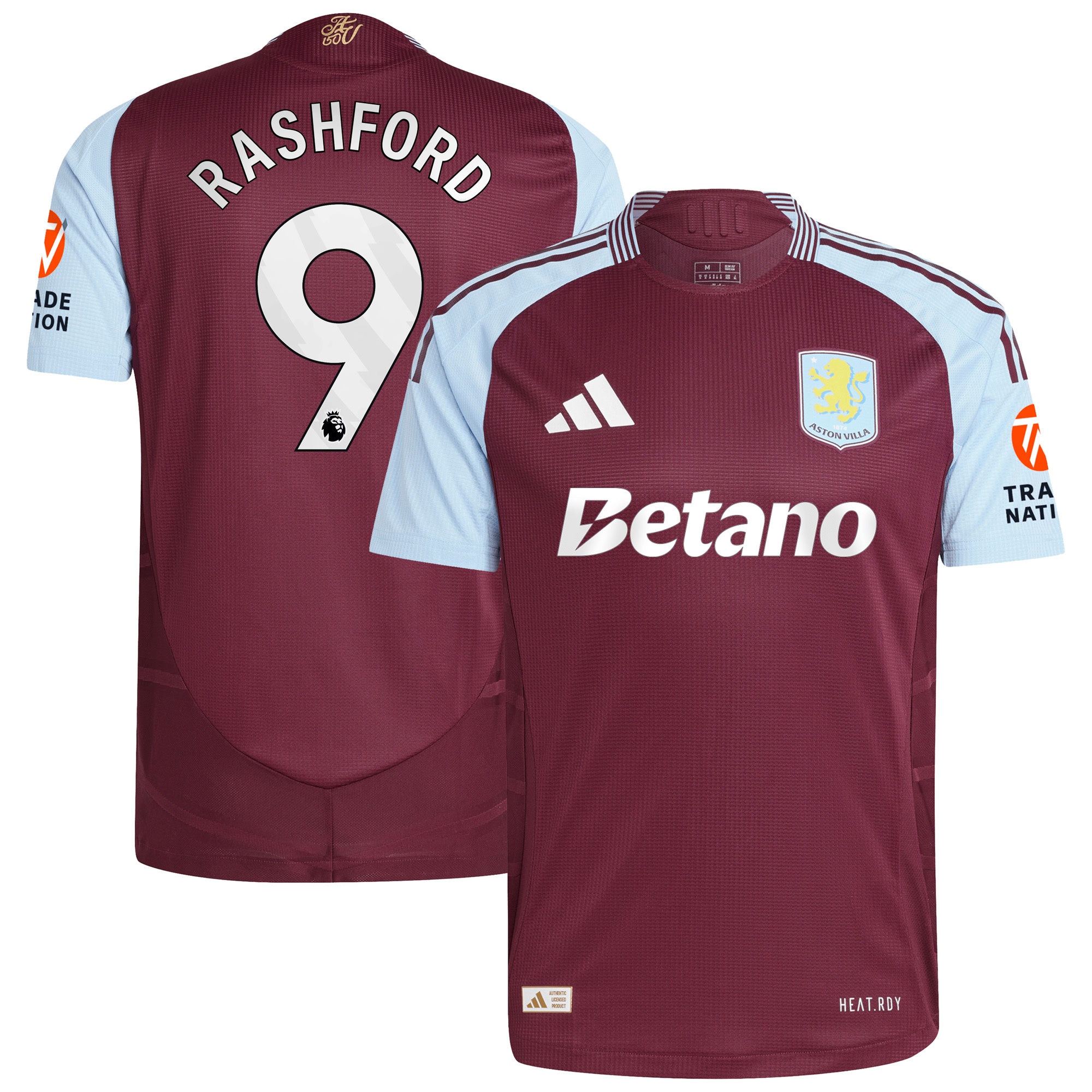 aston villa adidas home authentic shirt 2024-25 with rashford 9 printing Collection | Aston Villa Shop Official Jerseys