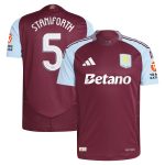 aston villa adidas home authentic shirt 2024-25 with staniforth 5 cup printing Collection | Aston Villa Shop Official Jerseys