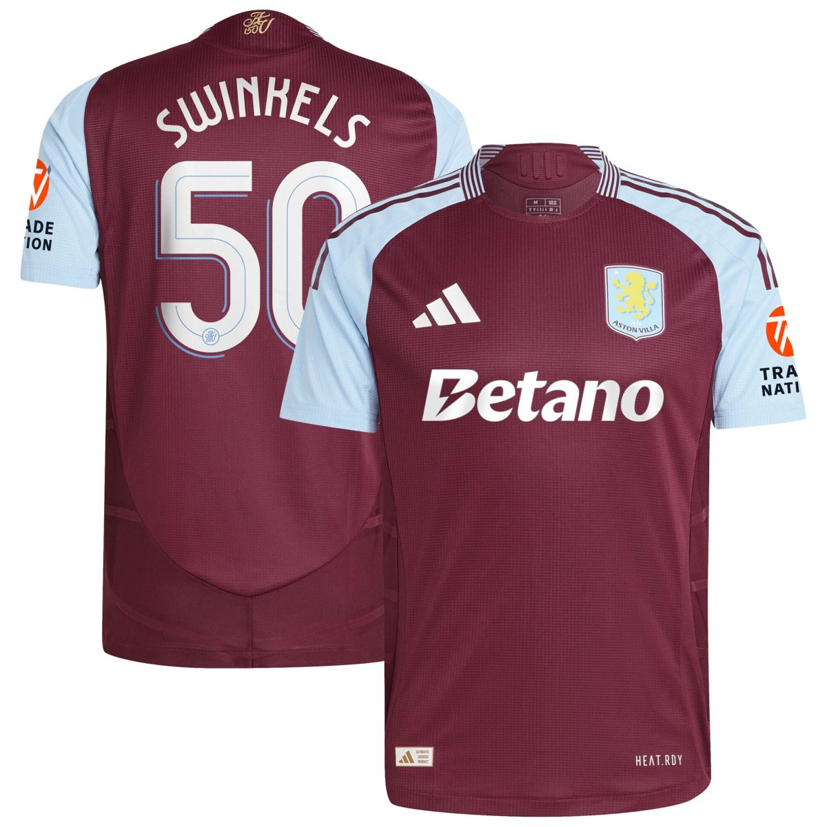 aston villa adidas home authentic shirt 2024-25 with swinkels 50 cup printing Collection | Aston Villa Shop Official Jerseys