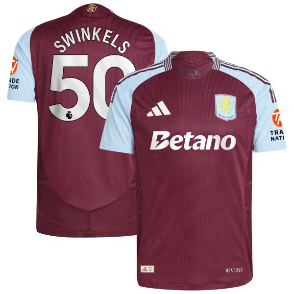 aston villa adidas home authentic shirt 2024-25 with swinkels 50 printing Collection | Aston Villa Shop Official Jerseys
