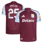 aston villa adidas home authentic shirt 2024-25 with taylor 25 cup printing Collection | Aston Villa Shop Official Jerseys