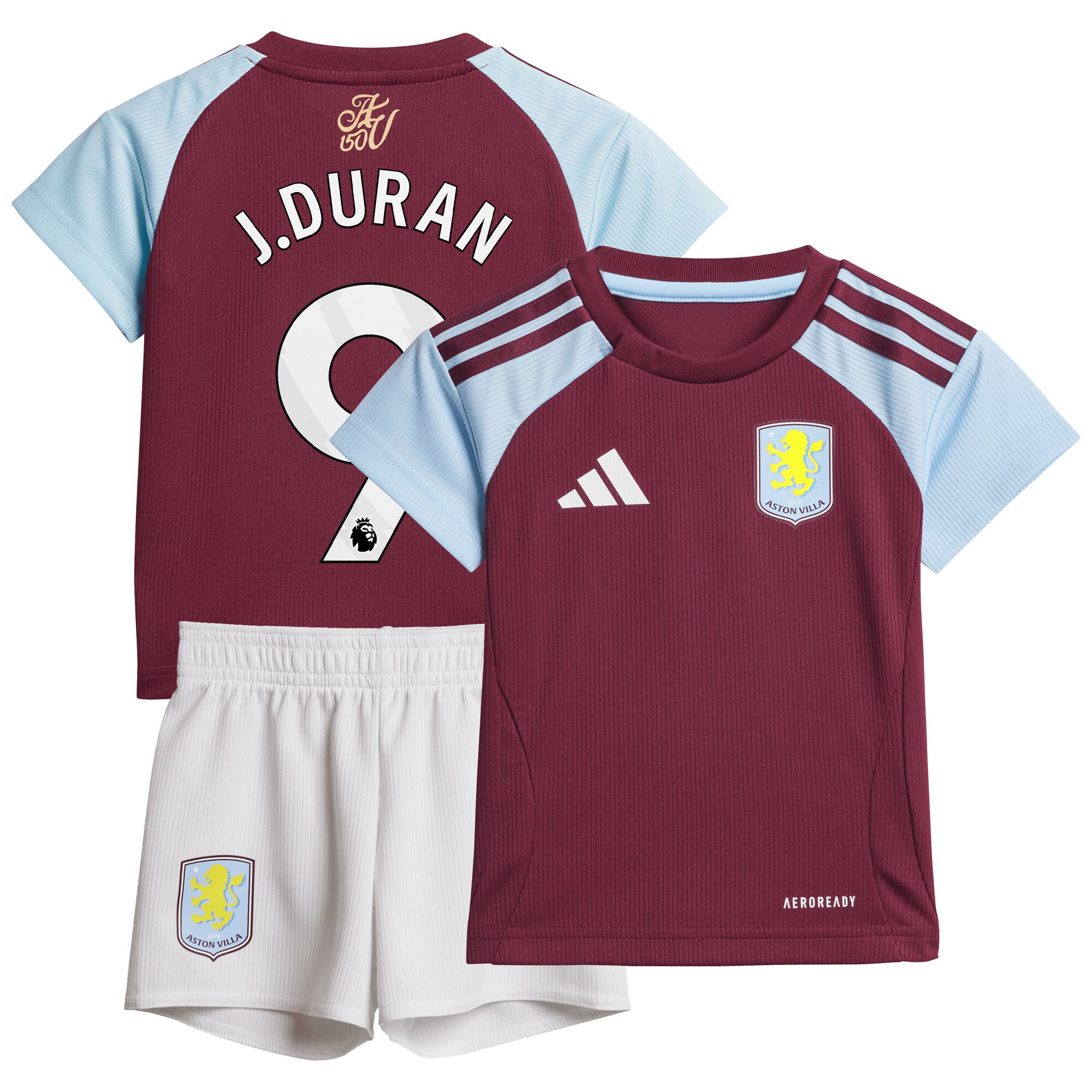 aston villa adidas home baby kit 2024-25 with j.duran 9 printing Collection | Aston Villa Shop Official Jerseys