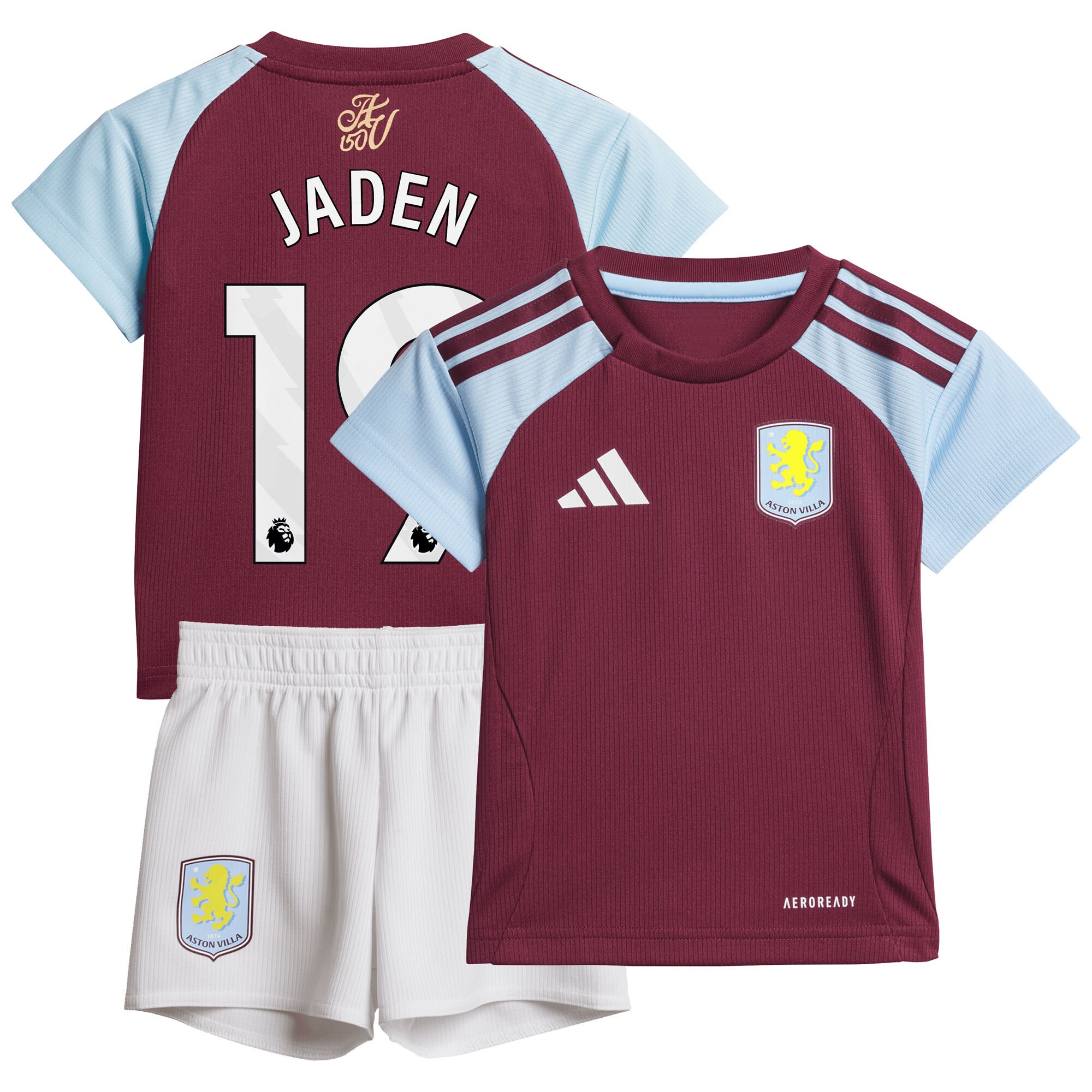 aston villa adidas home baby kit 2024-25 with jaden 19 printing Collection | Aston Villa Shop Official Jerseys