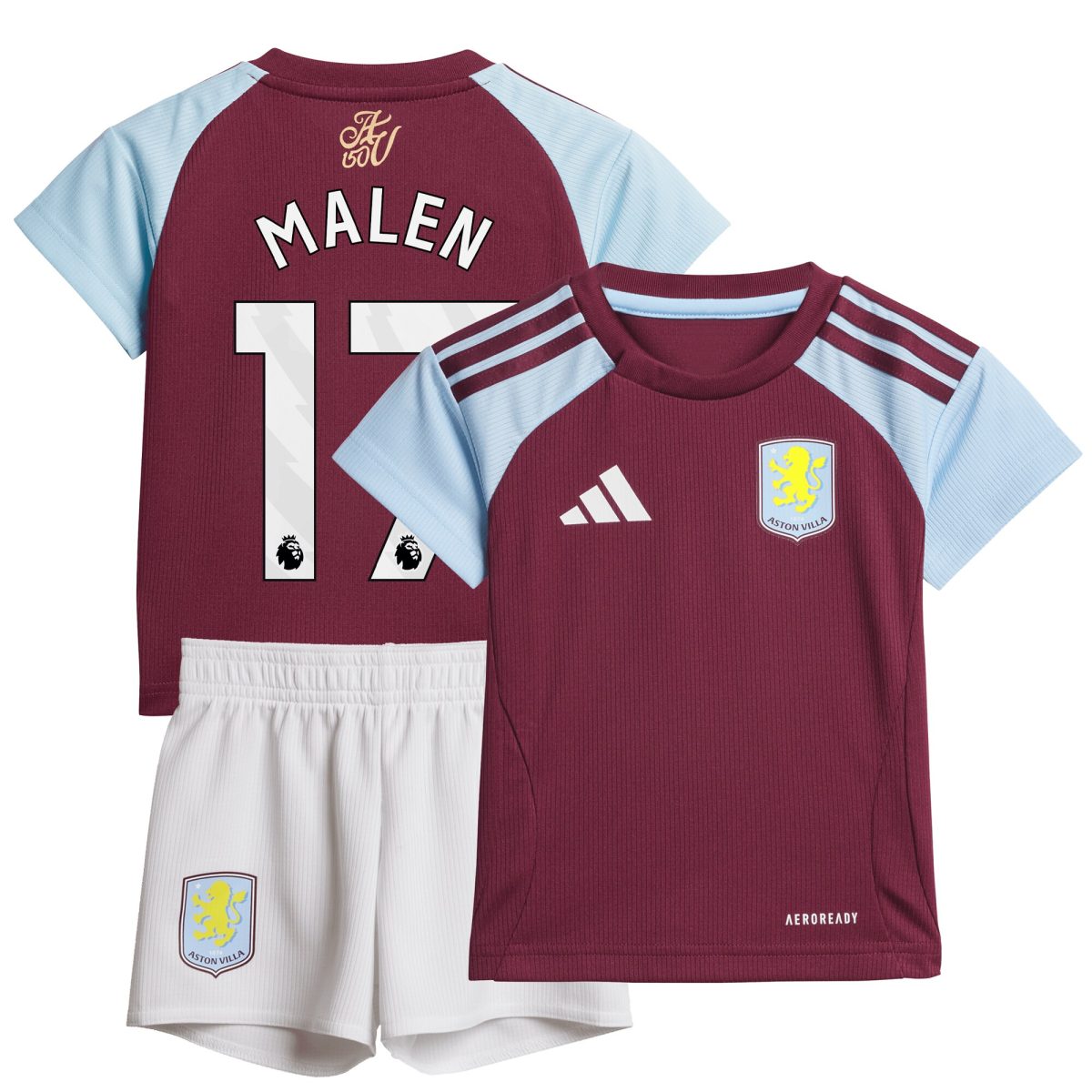 aston villa adidas home baby kit 2024-25 with malen 17 printing Collection | Aston Villa Shop Official Jerseys