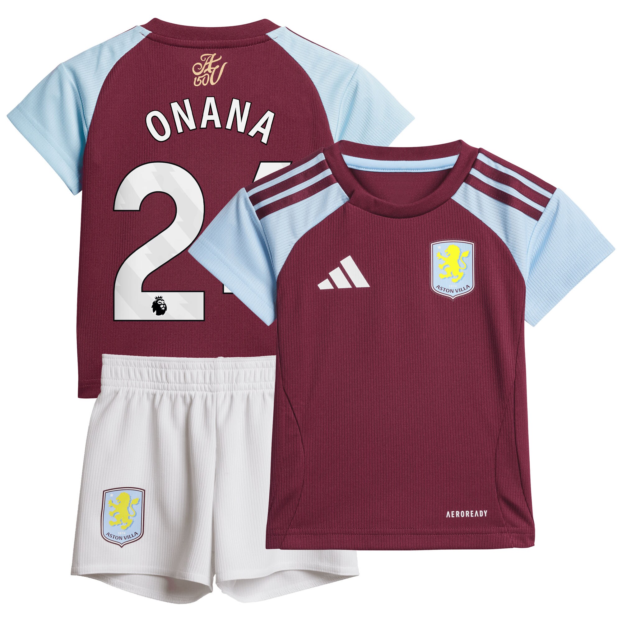 aston villa adidas home baby kit 2024-25 with onana 24 printing Collection | Aston Villa Shop Official Jerseys