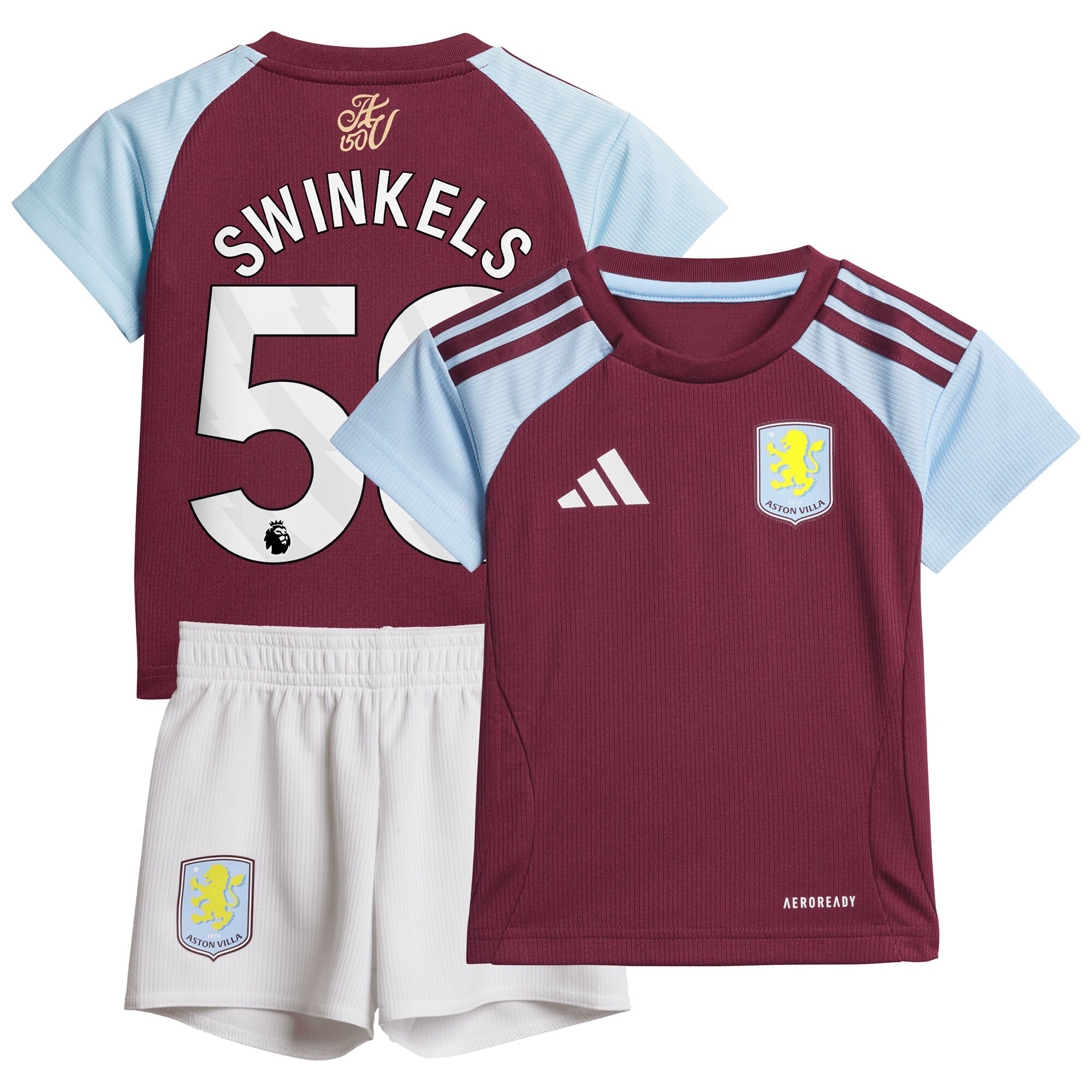 aston villa adidas home baby kit 2024-25 with swinkels 50 printing Collection | Aston Villa Shop Official Jerseys