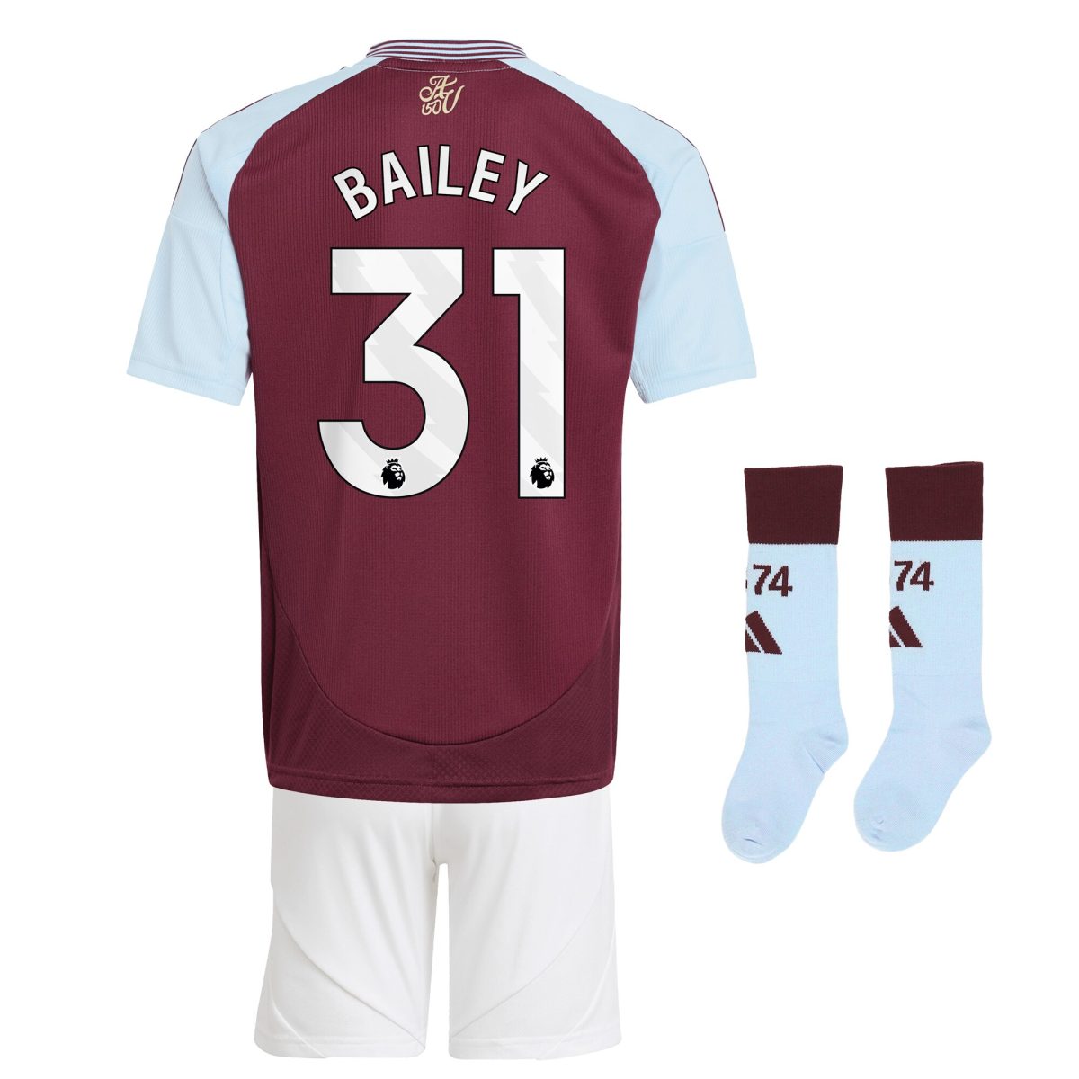 aston villa adidas home mini kit 2024-25 with bailey 31 printing Collection | Aston Villa Shop Official Jerseys