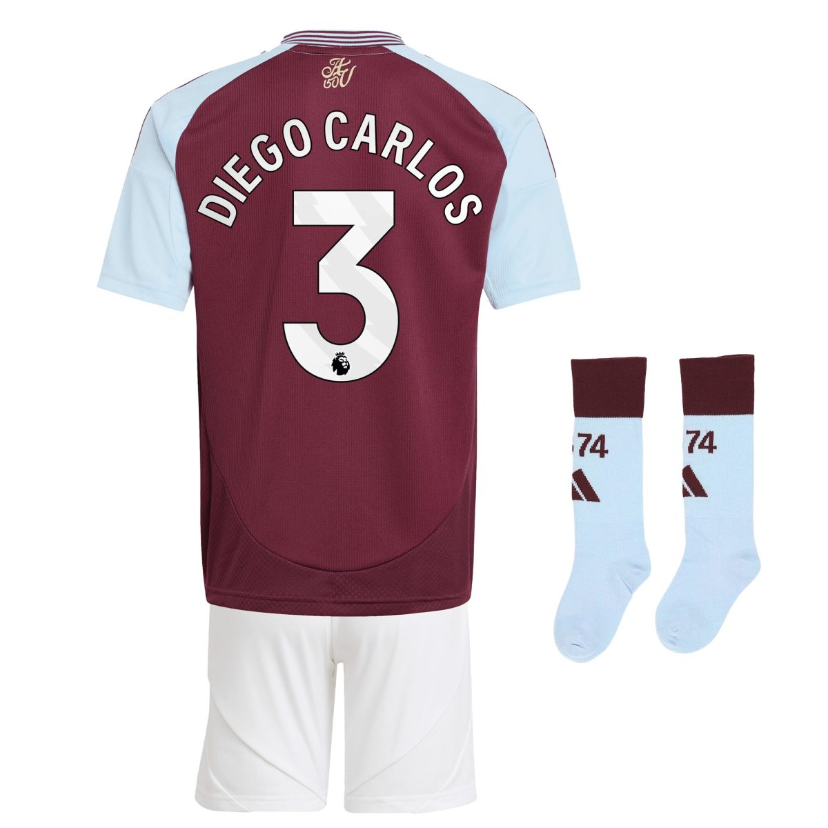 aston villa adidas home mini kit 2024-25 with diego carlos 3 printing Collection | Aston Villa Shop Official Jerseys